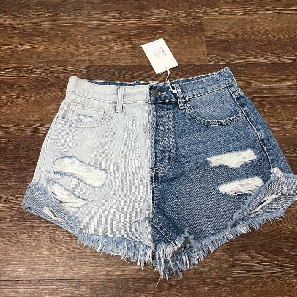 Denim shorts
